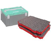 Shadow Foam HIT System Case Foam Insert [Twin Pack] Cut and Peel Foam Inserts for Hikoki HIT System Case II, III and IV | Tool Organisation, Kaizen, 5s, Tool Storage & Storage Boxes (30mm, Red)