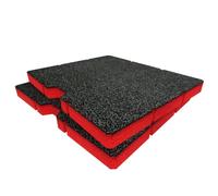 Shadow Foam Insert for Toughbuilt StackTech 3 XL Drawer - DIY Foam Inserts for Tool Box Organisation - Tool Boxes & Tool Storage Systems - Toolbox Organiser - Twin Pack - Red (30mm Depth)