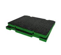 Shadow Foam Insert for Toughbuilt StackTech Large Tool Box - DIY Foam Inserts for Tool Box Organisation - Tool Boxes & Tool Storage System - Toolbox Organiser - Twin Pack - Green (30mm Depth)