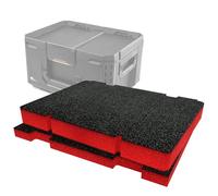 Shadow Foam Insert Pack Compatible with Toughbuilt® StackTech Large Tool Box | Cut and Peel Foam for Toolbox Organisation, Kaizen, 5S (Red, 50mm)