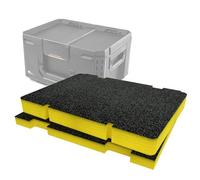 Shadow Foam Insert Pack Compatible with Toughbuilt® StackTech Large Tool Box | Cut and Peel Foam for Toolbox Organisation, Kaizen, 5S (Yellow, 50mm)