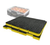 Shadow Foam Insert Pack Compatible with Toughbuilt® StackTech Organiser Foam Inserts | Cut and Peel Foam for Toolbox Organisation, Kaizen, 5S (Yellow, 30mm)