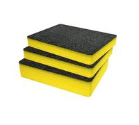 Shadow Foam Insert Pack Made for Peli 1200 - Cut and Peel Foam Inserts for Peli Cases | Camera Storage, Photography Organisation Yellow / 50mm
