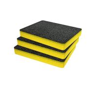Shadow Foam Insert Pack Made for Peli 1200 - Cut and Peel Foam Inserts for Peli Cases | Camera Storage, Photography Organisation Yellow / 30mm
