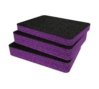 Shadow Foam Insert Pack Made for Peli 1400 - Cut and Peel Foam Inserts for Peli Cases | Camera Storage, Photography Organisation Purple / 50mm