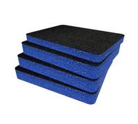 Shadow Foam Insert Pack Made for Peli 1450 - Cut and Peel Foam Inserts for Peli Cases | Camera Storage, Photography Organisation Blue / 50mm