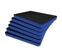 Shadow Foam Insert Pack Made for Peli 1450 - Cut and Peel Foam Inserts for Peli Cases | Camera Storage, Photography Organisation Blue / 30mm