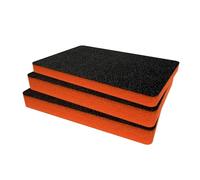 Shadow Foam Insert Pack Made for Peli 1500 - Cut and Peel Foam Inserts for Peli Cases | Camera Storage, Photography Organisation Orange / 50mm