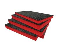 Shadow Foam Insert Pack Made for Peli 1535 - Cut and Peel Foam Inserts for Peli Cases | Camera Storage, Photography Organisation Red / 50mm