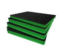 Shadow Foam Insert Pack Made for Peli 1560 - Cut and Peel Foam Inserts for Peli Cases | Camera Storage, Photography Organisation Green / 50mm