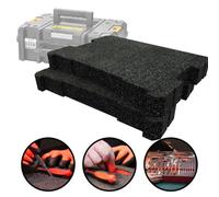Shadow Foam Inserts For Dewalt Tstak Toolbox (Black 50mm)