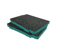 Shadow Foam Inserts for Makita Makpac - DIY Foam Insert for Tool Box Organization - Tool Boxes & Tool Storage System - Twin Pack - Teal (30mm Depth)