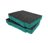Shadow Foam Inserts for Makita Makpac - DIY Foam Insert for Tool Box Organization - Tool Boxes & Tool Storage System - Twin Pack - Teal (50mm Depth)