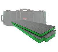 Shadow Foam Inserts for Nuprol Extra Large Hard Case | Cut and Peel Foam Inserts for XL Nuprol Airsoft Cases, Airsoft Organisation & Organisers (Green)