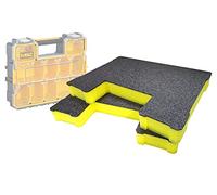 Shadow Foam Inserts for Stanley FatMax Pro Organiser & DeWalt Pro Organiser [Yellow 50mm Twin Pack] Easy Peel Foam | for Tools, Power Tools and Tool Organisation
