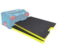 Shadow Foam L-Boxx Inserts - Perfect Fit for Bosch 102-374 [Yellow 50mm Twin Pack] | Ideal for Power Tools, Tool Organisation and Storage in Sortimo Modular Toolbox
