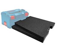 Shadow Foam L-Boxx Inserts - Perfect fit for Bosch L-Boxx 102-374 [Black 30mm Twin Pack] Foam Inserts for Sortimo L-Boxx Modular Toolbox | Ideal for Power Tools, Tool Organisation and Tool Storage