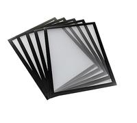 Shadow Foam Magnetic Document Holder | Pack of 5 | Internal Signage Frame | Magnetic A5, A4, A3 Sizes (Black, A5)