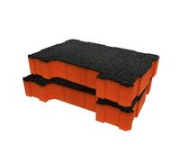 Shadow Foam Magnusson Clikstor Half Lid Organiser Foam Inserts (Orange 50mm)
