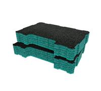 Shadow Foam Magnusson Clikstor Half Lid Organiser Foam Inserts (Teal 50mm)