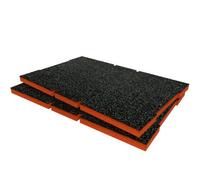 Shadow Foam Makita Maktrak Large Toolbox Foam Inserts Cut And Peel Foam (Orange 30mm)