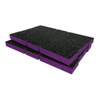 Shadow Foam Makita Maktrak Large Toolbox Foam Inserts Cut And Peel Foam (Purple 50mm)