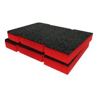 Shadow Foam Makita Maktrak Medium Tool Box Foam Inserts (Red 50mm)
