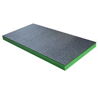 Shadow Foam Medium Sheet - 1000mm x 500mm | Cut and Peel Foam for Toolbox Organisation, Flight Cases, DIY & Tool Storage Systems (50mm, Green)