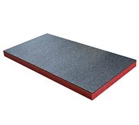 Shadow Foam Medium Sheet - 1000mm x 500mm | Cut and Peel Foam for Toolbox Organisation, Flight Cases, DIY & Tool Storage Systems (50mm, Red)