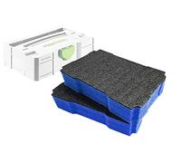 Shadow Foam MINI Systainer Inserts - For Festool Mini T-LOC 1 & 3 Systainers [Blue 50mm Twin Pack] Easy Peel Foam Inserts for Festool, Panasonic & TANOS | Power Tool Storage & Toolbox Organisation