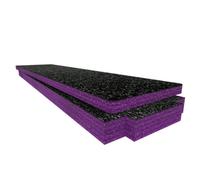 Shadow Foam Nuprol Medium Hard Case Foam Inserts Main Body - Purple