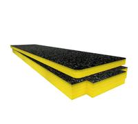 Shadow Foam Nuprol Medium Hard Case Foam Inserts Main Body - Yellow