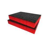 Shadow Foam Ox Tooltrek Trade 2 Drawer Tool Box Foam Inserts (Red 50mm)