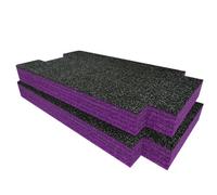 Shadow Foam Peli 1510 Foam Inserts (Base) Cut And Peel Foam (Purple 50mm)