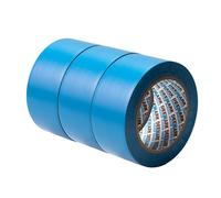 Shadow Foam PVC Floor Marking Tape | Premium Vinyl Safety Marking Tape| For Warehouses, Industry, Shops | 33M Single Roll (Blue, Three Pack 50mm)