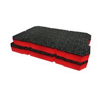Shadow Foam Ryobi Link Compact Small Parts Organiser Foam Inserts (Red 30mm)