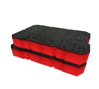 Shadow Foam Ryobi Link Compact Small Parts Organiser Foam Inserts (Red 50mm)
