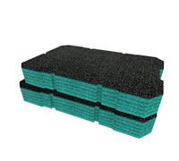 Shadow Foam Ryobi Link Compact Small Parts Organiser Foam Inserts (Teal 50mm)