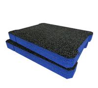 Shadow Foam Ryobi Link Small Parts Organiser Foam Inserts (Blue 50mm)