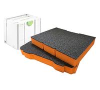 Shadow Foam SYS Combi Inserts - for Festool, TANOS & Panasonic [Orange 50mm Twin Pack] Easy Peel Foam Inserts for T-LOC SYS-Combi 2 | Fantastic for Power Tools & Tool Storage