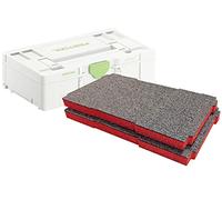 Shadow Foam Systainer SYS3 L Foam Inserts [Twin Pack] Cut and Peel Foam Inserts for Festool and TANOS SYS3 L Systainers | Tool Organisation, Kaizen, 5s, Tool Storage & Storage Boxes (30mm, Red)