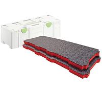 Shadow Foam Systainer SYS3 XXL Foam Inserts [Twin Pack] Cut and Peel Foam Inserts for Festool and TANOS SYS3 XXL Systainers | Tool Organisation, Kaizen, 5s, Tool Storage & Storage Boxes (30mm, Red)