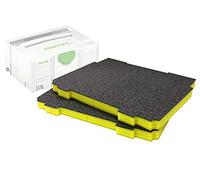 Shadow Foam T-LOC Systainer Foam Inserts [Yellow 30mm Twin Pack] Perfect fit Foam Inserts for Festool, TANOS & Panasonic Systainer Modular Systems | Power Tool Storage & Toolbox Organiser
