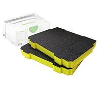Shadow Foam T-LOC Systainer Foam Inserts [Yellow 50mm Twin Pack] Perfect fit Foam Inserts for Festool, TANOS & Panasonic Systainer Modular Systems | Power Tool Storage & Toolbox Organiser…