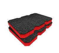 Shadow Foam Toughbuilt Stacktech Compact Organiser Foam Inserts (Red 30mm)