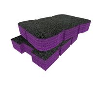 Shadow Foam Toughbuilt Stacktech Compact Tool Box Foam Inserts (Purple 50mm)