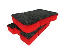 Shadow Foam Toughbuilt Stacktech Compact Tool Box Foam Inserts (Red 50mm)