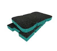 Shadow Foam Toughbuilt Stacktech Compact Tool Box Foam Inserts (Teal 30mm)
