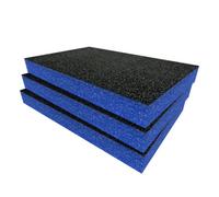 Shadow Foam Trend Protransit Modular Storage 3-Drawer Set Foam Inserts (Blue 50mm)