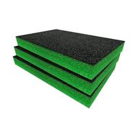 Shadow Foam Trend Protransit Modular Storage 3-Drawer Set Foam Inserts (Green 50mm)